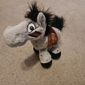 Florida State Seminoles Plush Renegade Mascot Factory Used Condition Gray Red. 